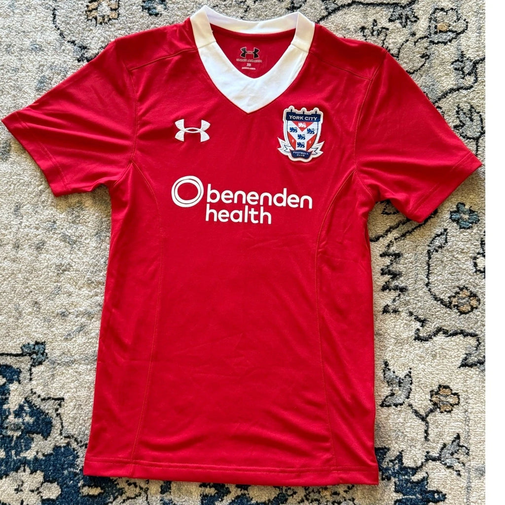 New! York City FC 2018-19 Home Soccer Shirt Red Unisex Adult XSmall