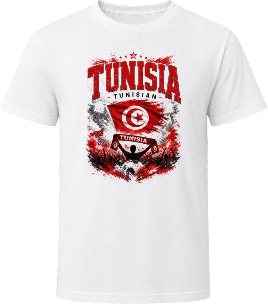 Tunisia Tunisian Soccer Football National Supporters T Shirt