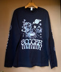Soccer Mommy Long Sleeve Band T-shirt Tee Space Planets Black Size Large L