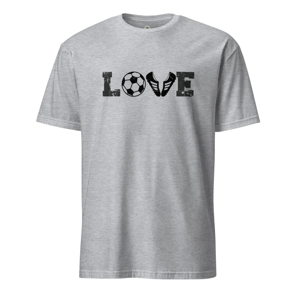 LOVE Football T-Shirt | Soccer Graphic Tee | Unisex Top Gift for Football Fans
