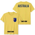 Australia Football Unisex Kids T-Shirt Country Pride Soccer Tee #WC