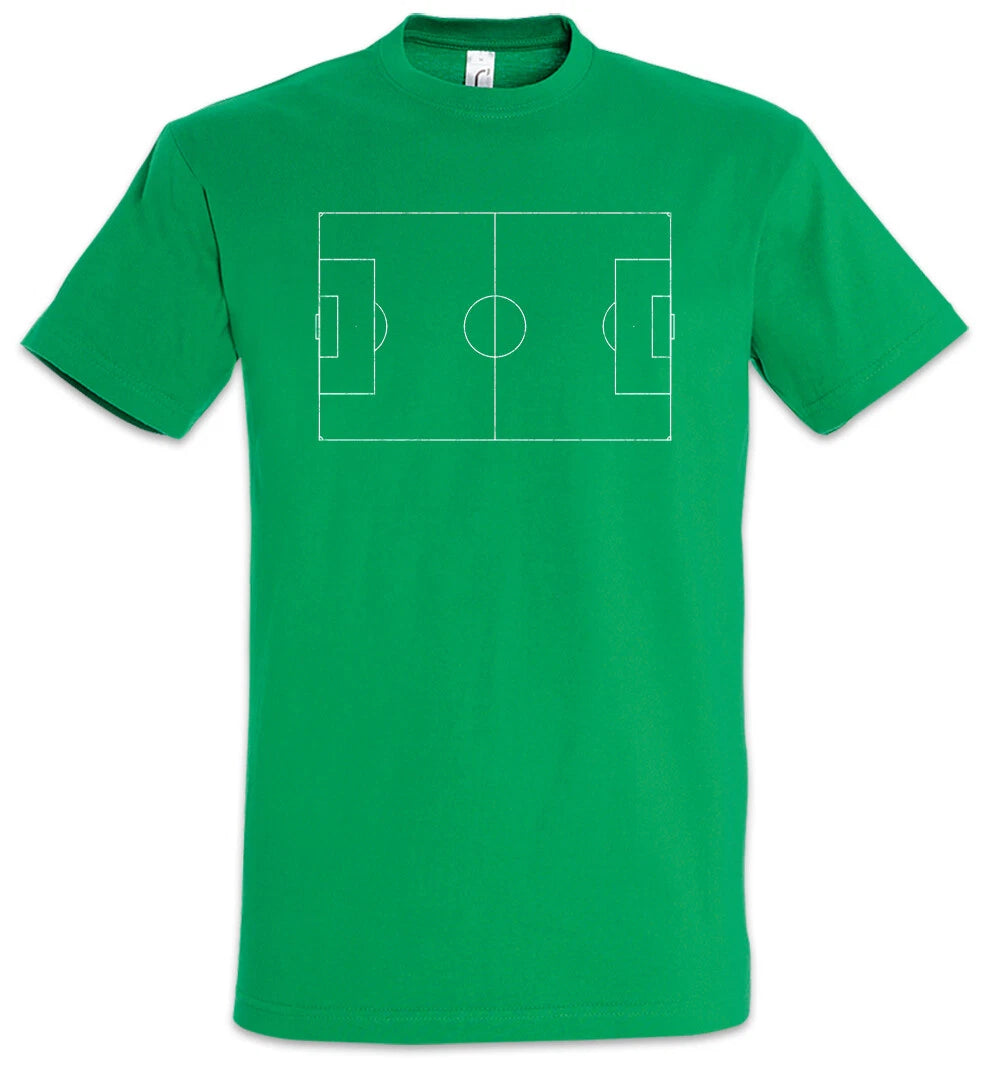 Football Field I T-Shirt Player Passion Love Addiction Soccer Ball Court