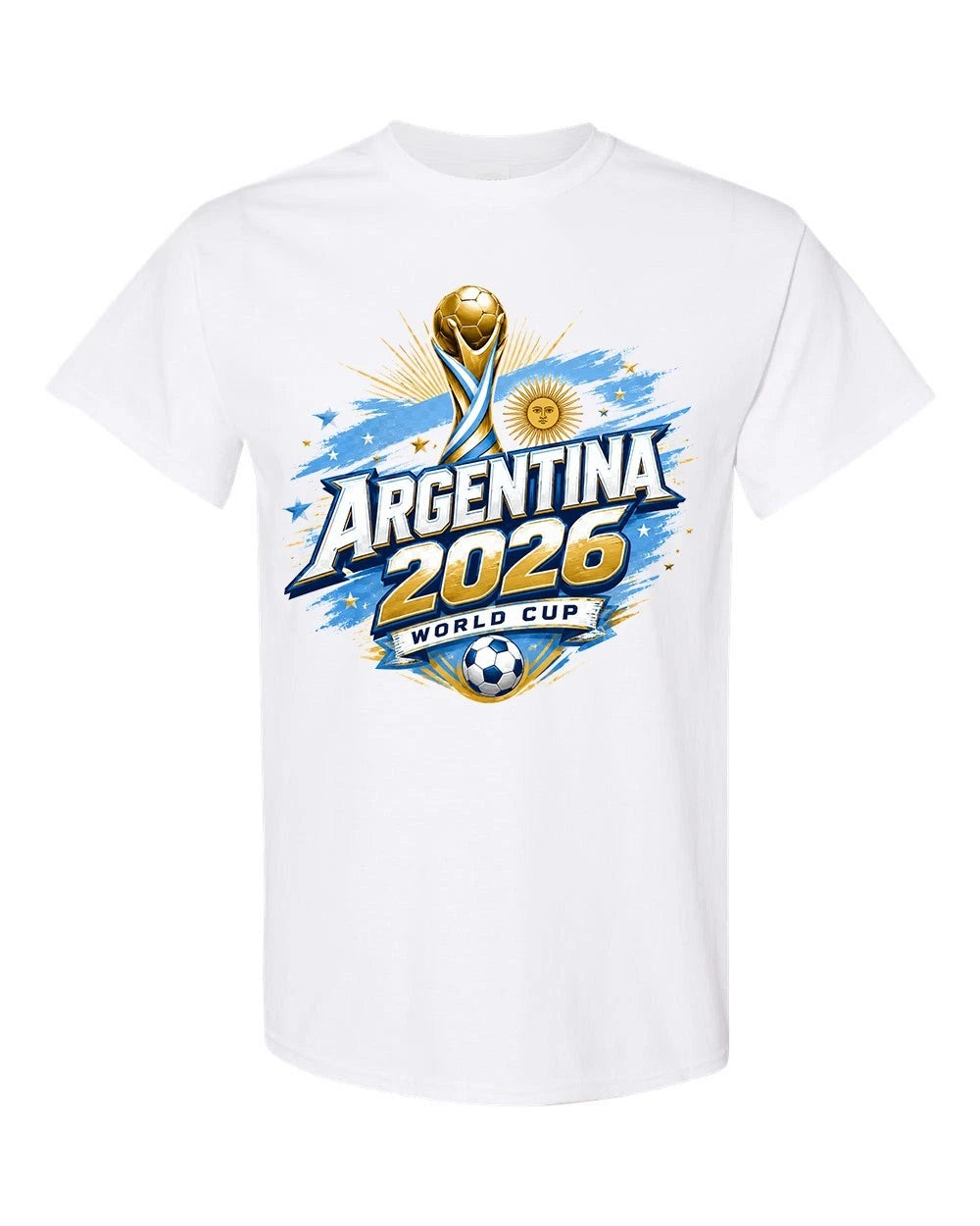Argentina Soccer 2026 World Cup Style Unisex T-Shirt German Fan Shirt Football