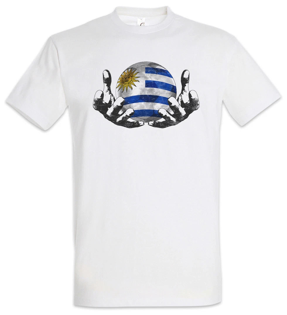 Uruguay Football Magic Ball T-Shirt uruguayan Soccer Flag World Championship