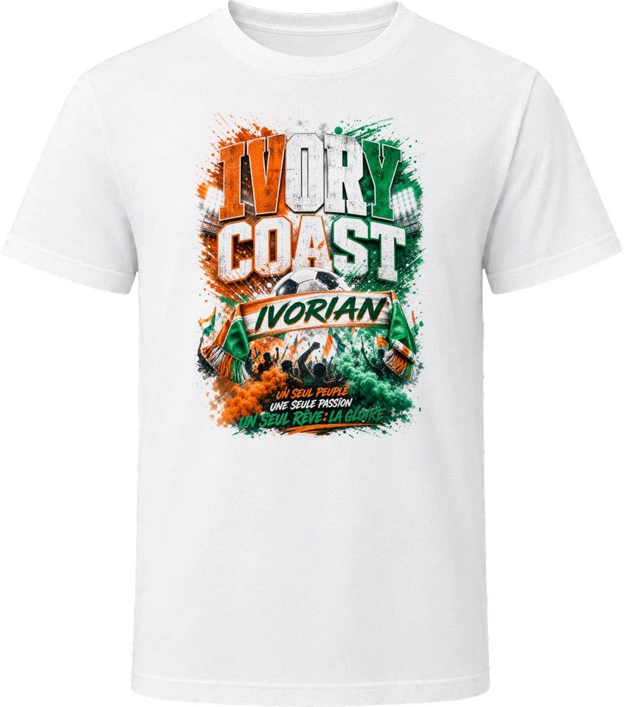 Ivory Coast Ivorian Soccer Football National Supporters T Shirt