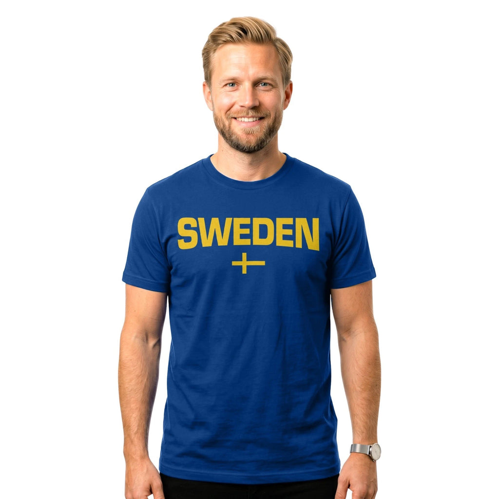 Sweden Football T-Shirt | Stockholm Supporters Shirt Swedish Soccer Fan Jersey