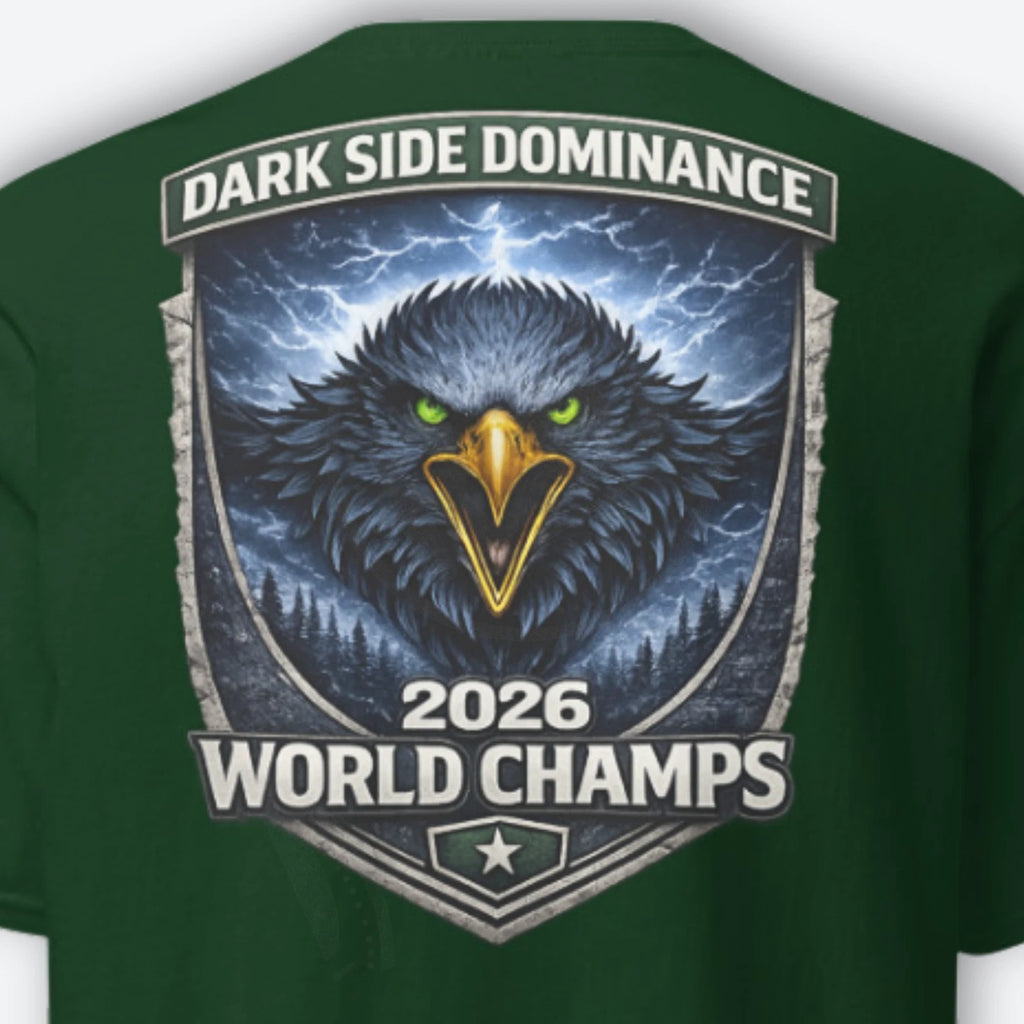 Seahawks Shirt DARK SIDE DOMINANCE 2026 Champs BACK PRINT Seattle Football Tee