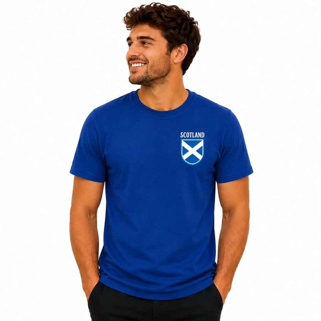 Scotland World Cup 2026 T Shirt Mens Football Soccer Fan Top Scotland Supporter