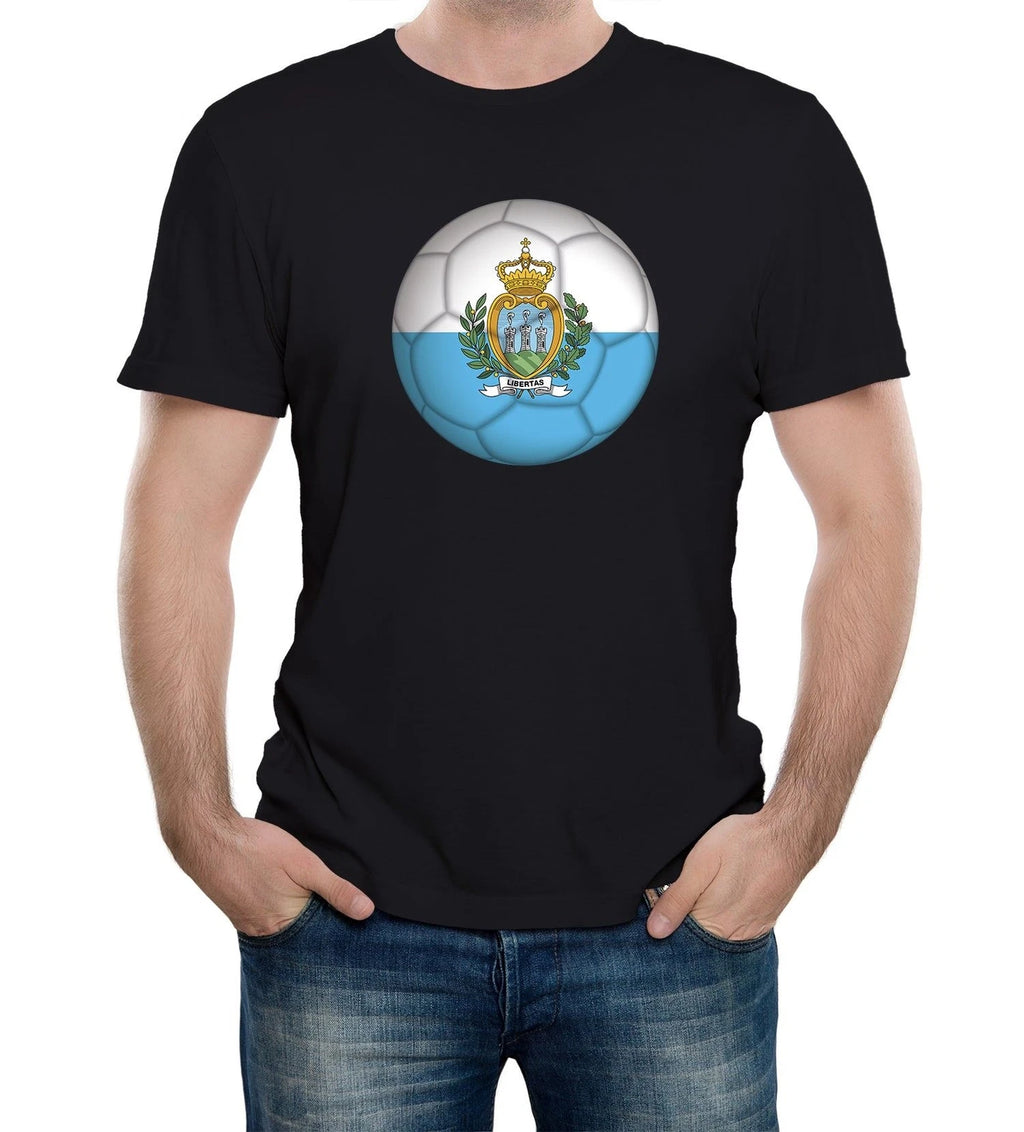 Mens San Marino Football Supporter T-Shirt World Cup Euros Copa America Country