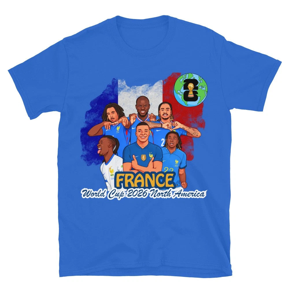 World Cup football 2026 France Unisex T-Shirt
