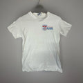 Vintage 1995 NPSL Soccer League White Graphic Tee Tshirt Made In USA Sc2