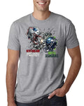 Football Showdown 2026 Graphic T-Shirt – Helmet Smash Tee