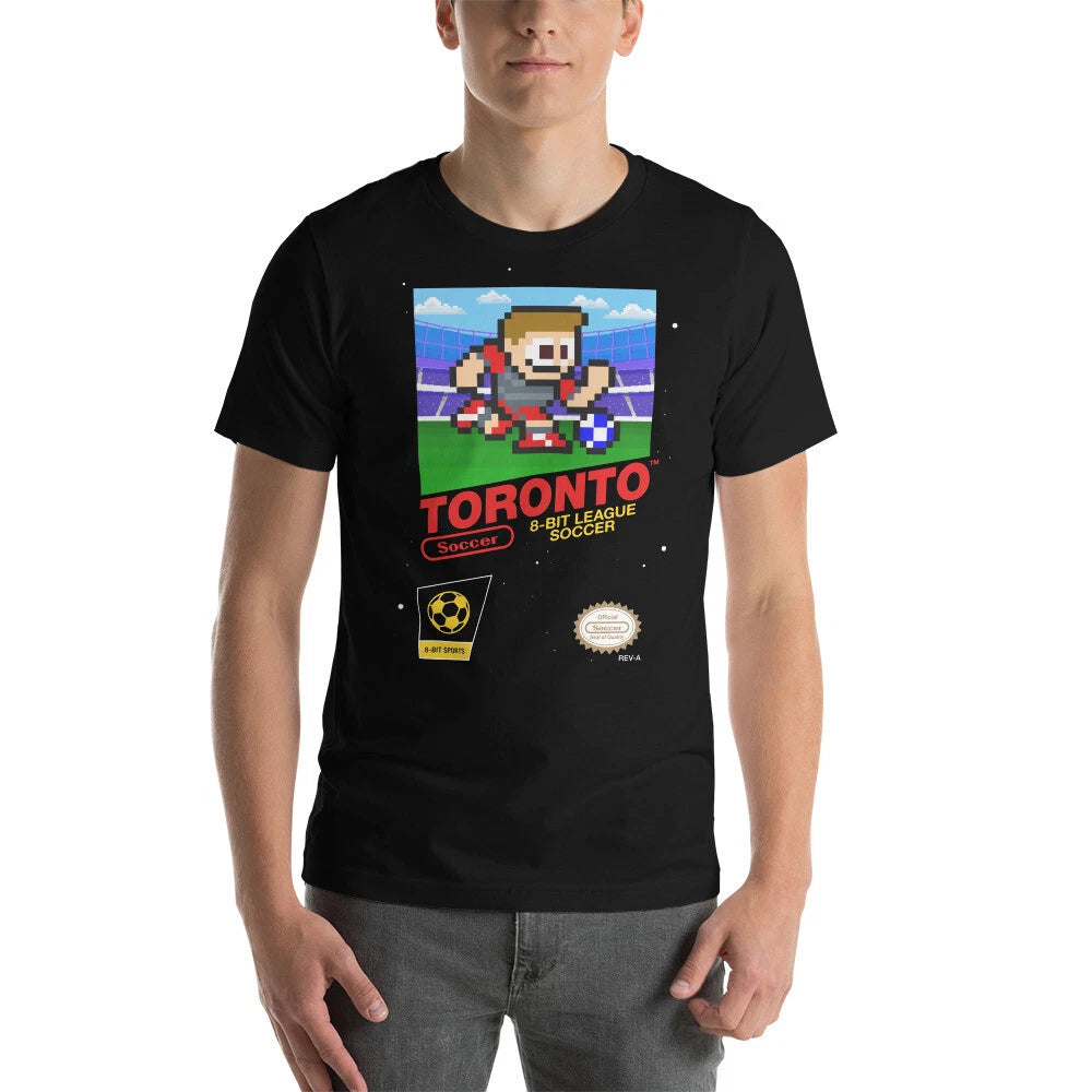 Toronto FC 8-bit Retro NES League Soccer Football Club Jersey Kit T-Shirt