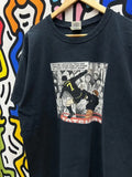 Vintage 2000s Eric Cantona Kung Fu Kick tshirt size L / Soccer / Football