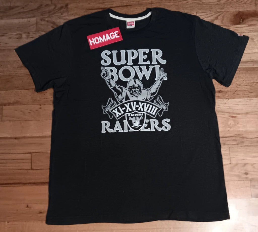 Oakland Raiders Super Champs t-shirt NEW nwt Los Angeles Homage Marcus Allen