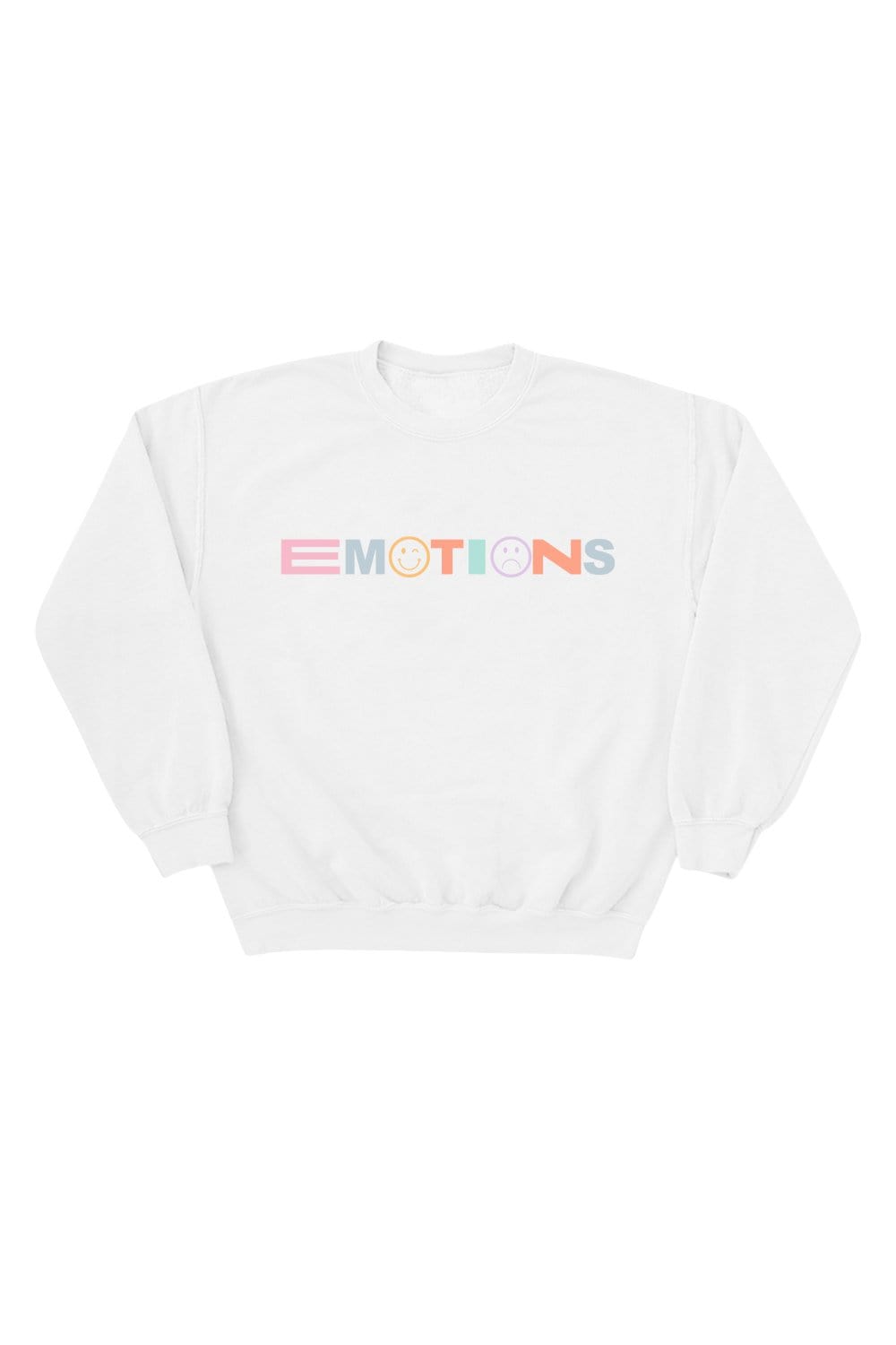Sara Echeagaray: Emotions White Crewneck