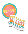 Chi Kappa Stickers