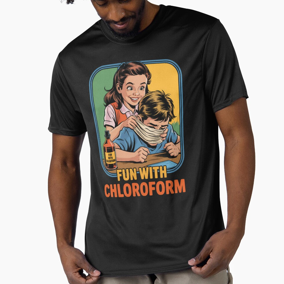 Chloroform Funny Dark Humor Sarcastic by JeffTheChicken