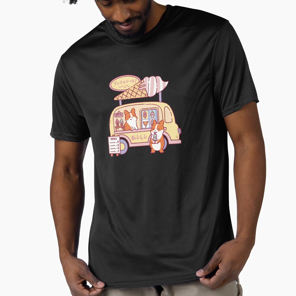 Corgis Ice Cream Truck by Paperfly Studio