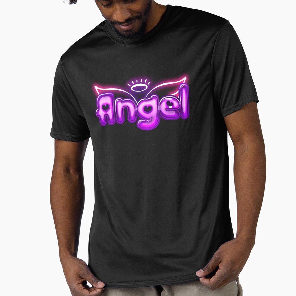 Angel lettering with wings - soft girl trend by Rev-Style