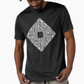 Amelia White Modern Geometric Kufi Calligraphy Fro by OlivaHelen