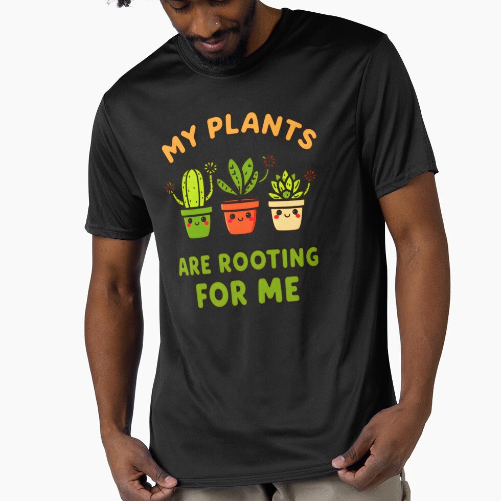 Funny My Plants Are Rooting For Me Sarcastic Gardening Design by Zayavca