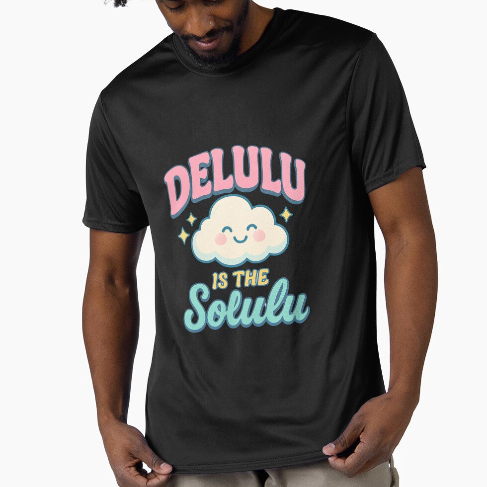 Delulu Is The Solulu – Cute Aesthetic Cloud Meme by MOAVE-Design