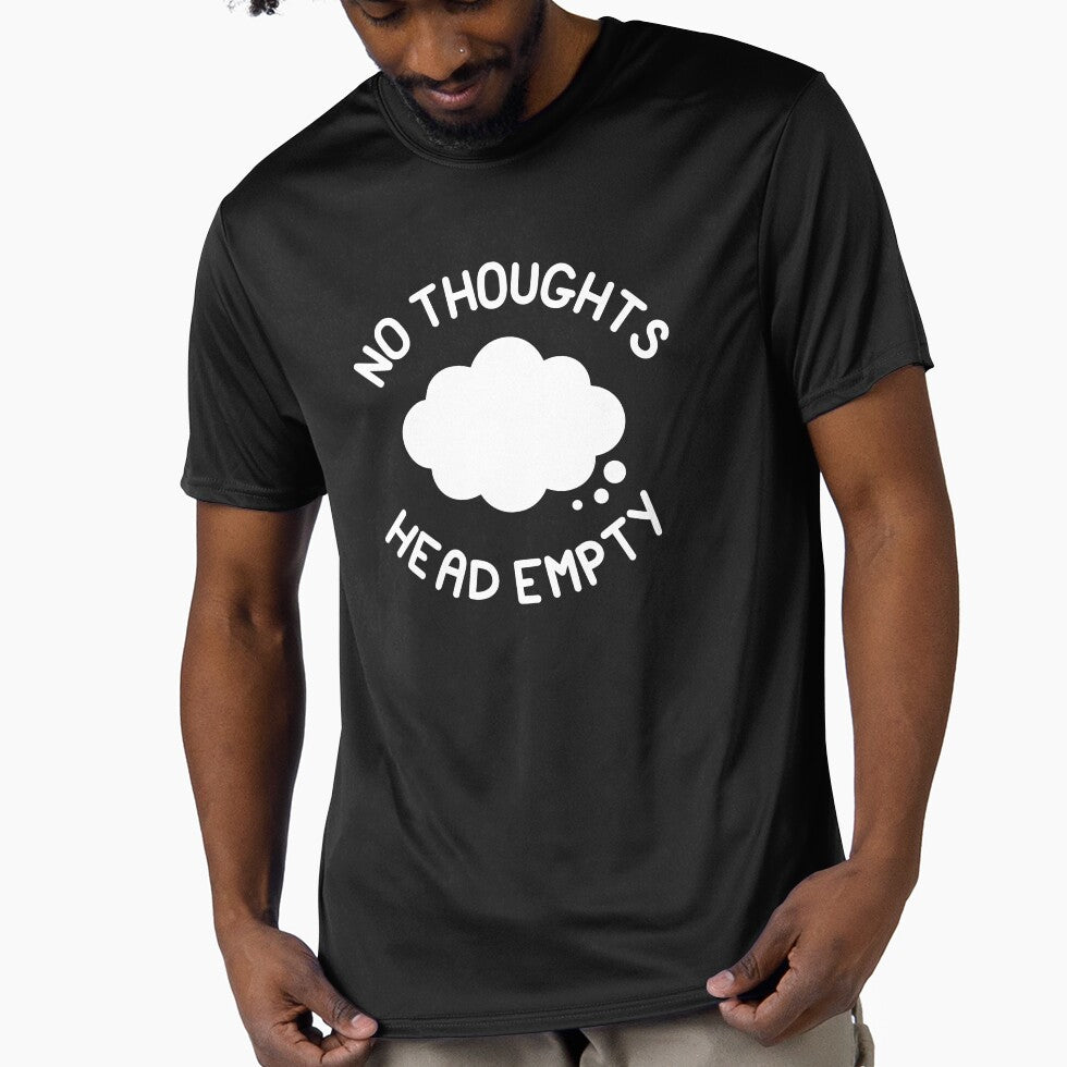 NO THOUGHTS HEAD EMPTY - Thought Bubble Inverse by SarcasticWords