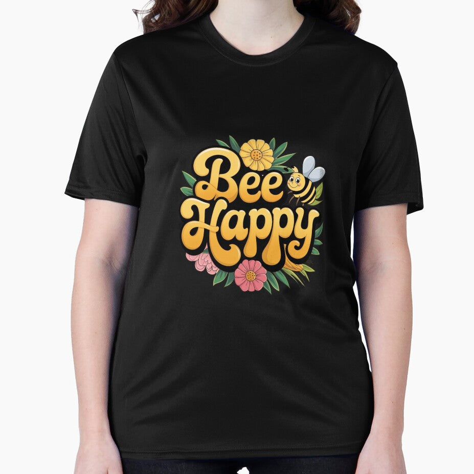 Bee Happy Floral Buzz by Furbulous Faces