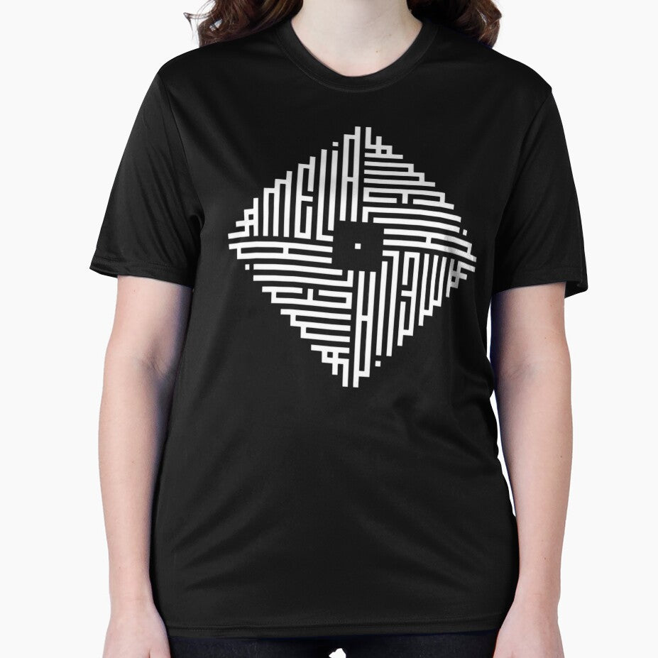 Amelia White Modern Geometric Kufi Calligraphy Fro by OlivaHelen