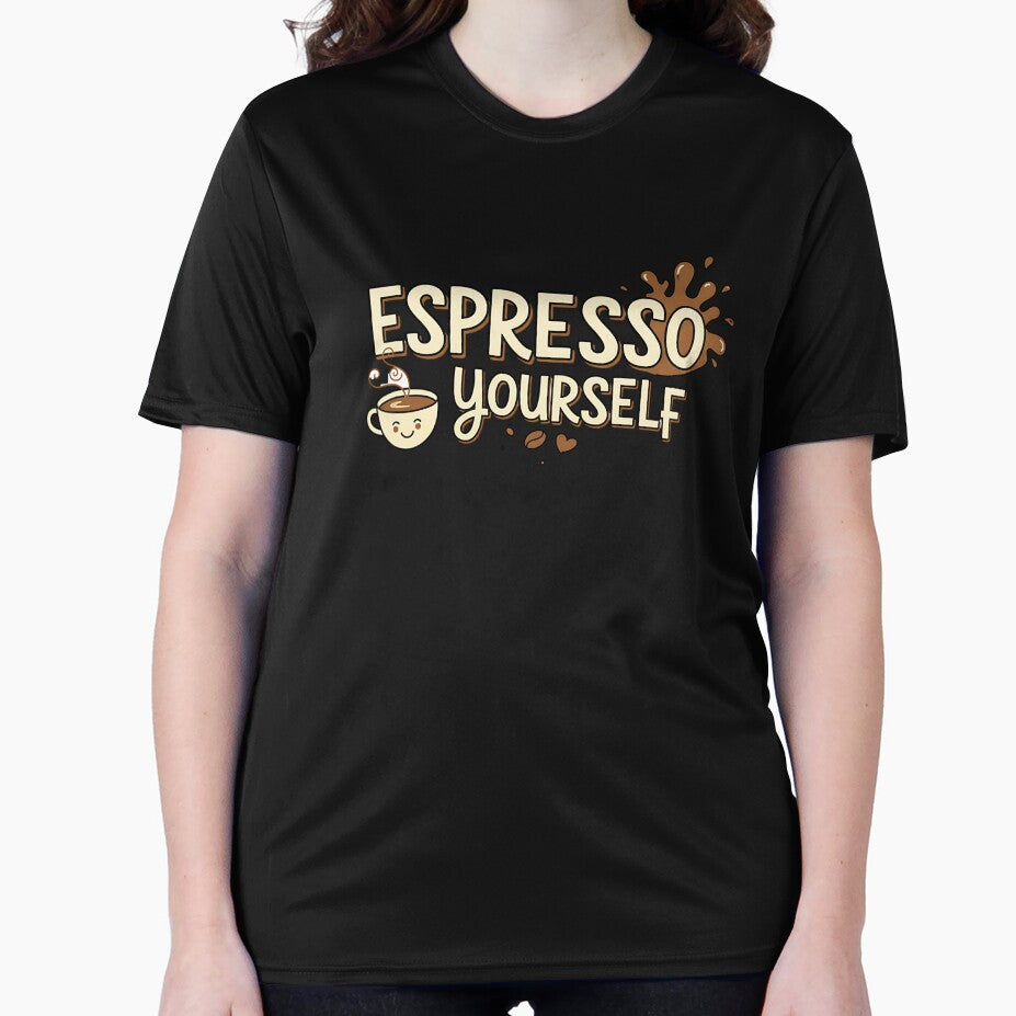 Espresso Yourself Shirt – Funny Coffee Lover & Barista Tee by Muzgle