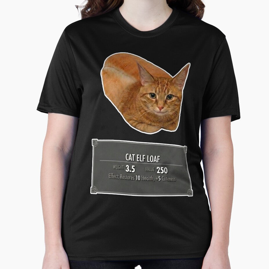 Cat Elf Loaf RPG Item Stats Funny by Astraskal