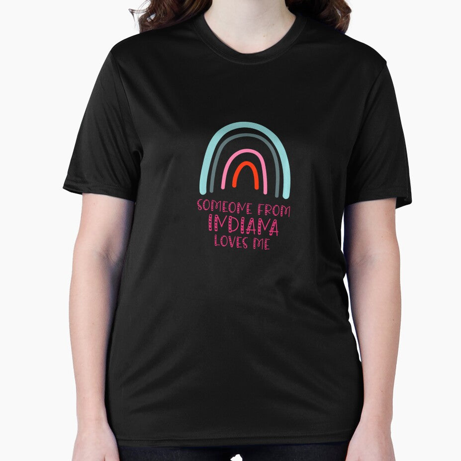 Someone From Indiana Loves Me Rainbow by Finley-Memphis