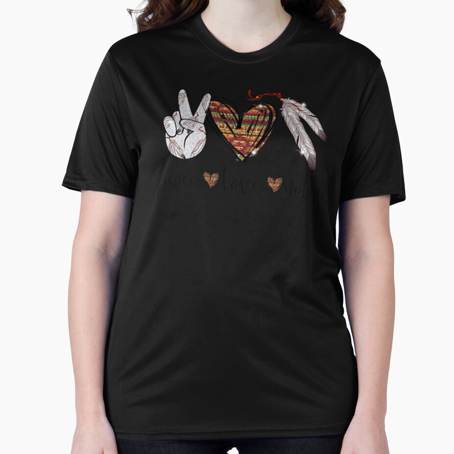 Peace Love Native American Hippie Heart Native by KinxxdleShop
