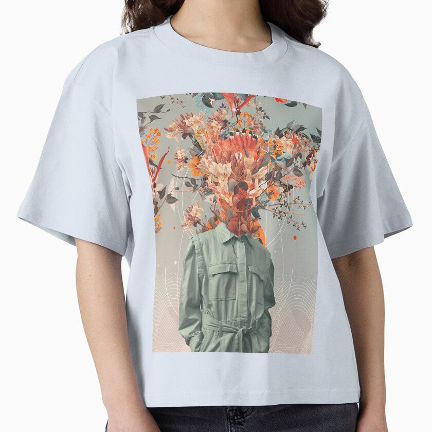 You Smell Like Home Surreal Floral Head by mcsaazhxo57