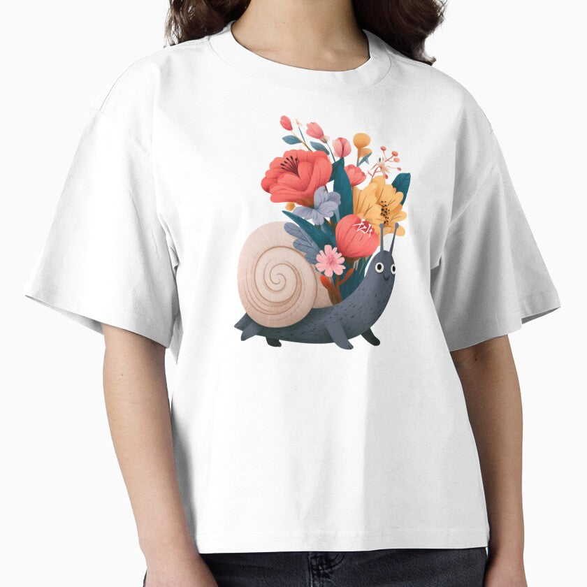 Floral Snail by bubblyrainbow