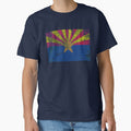Vintage Distressed State Flag of Arizona by frittata