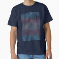 Minimalist Transgender Pride Flag Waves – Modern LGBTQ Line Art Design by Lanakila Studio