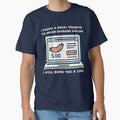 Funny Sausage Website Shirt Dad Joke Tee BBQ Humor Gift by rvanderveken