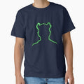 Keith Flint Neon Outline Graphic Tee by curiouschimp