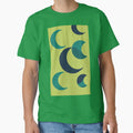 Abstract moon phases pattern — minimalist celestial design by xaiartist