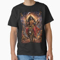 Kalaratri Goddess Dark Divine Art | Fierce Navratri Dussehra Wall Decor | Kali Inspired Artwork by Homyar