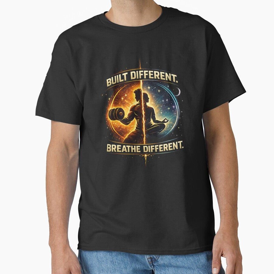 Built Different. Breathe Different. – Strength Meets Stillness Design by warlistop