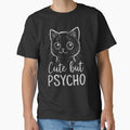 Cute But Psycho Cat Chalk by BriSher