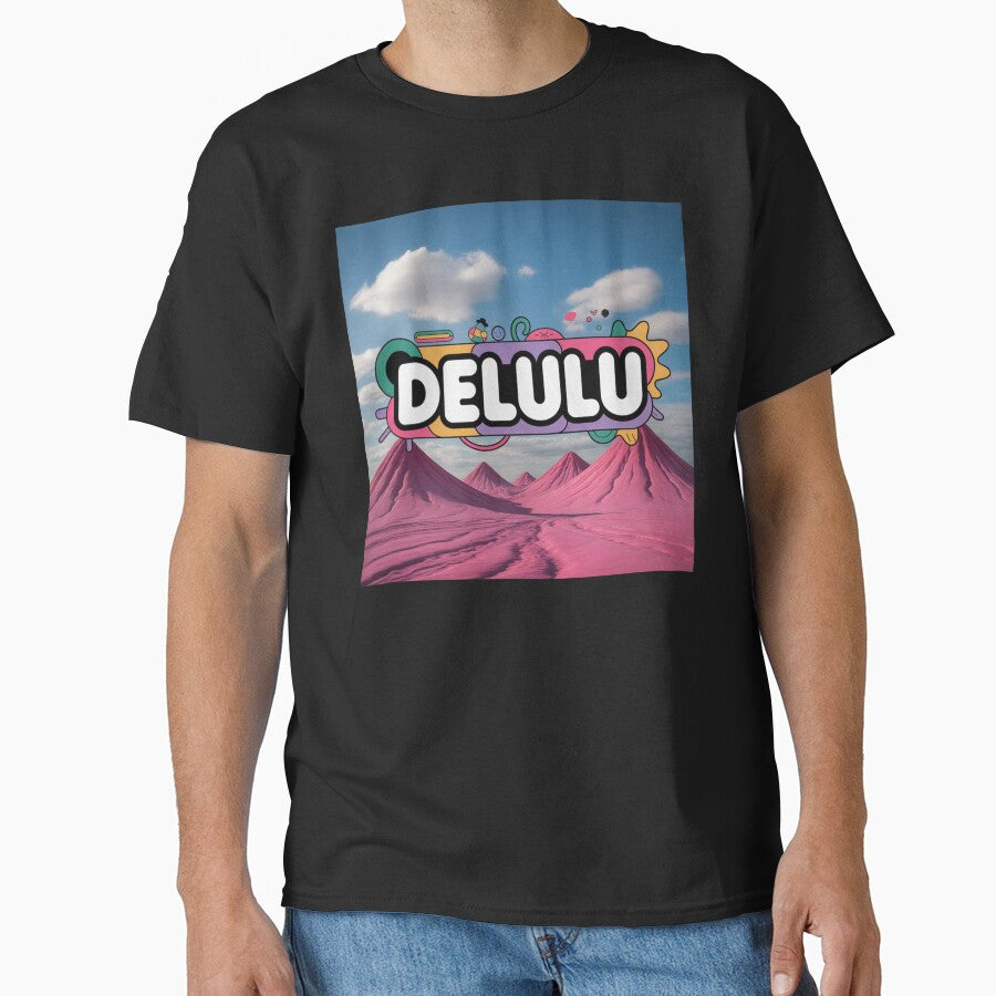 Delulu Aesthetic Meme – Delusional Humor Internet Slang Design by DreamLayerStudio