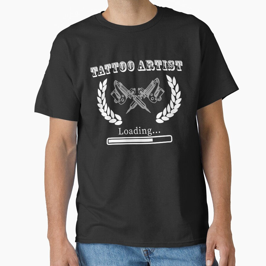 Tattoo artist in progress by EchoPrint Co.