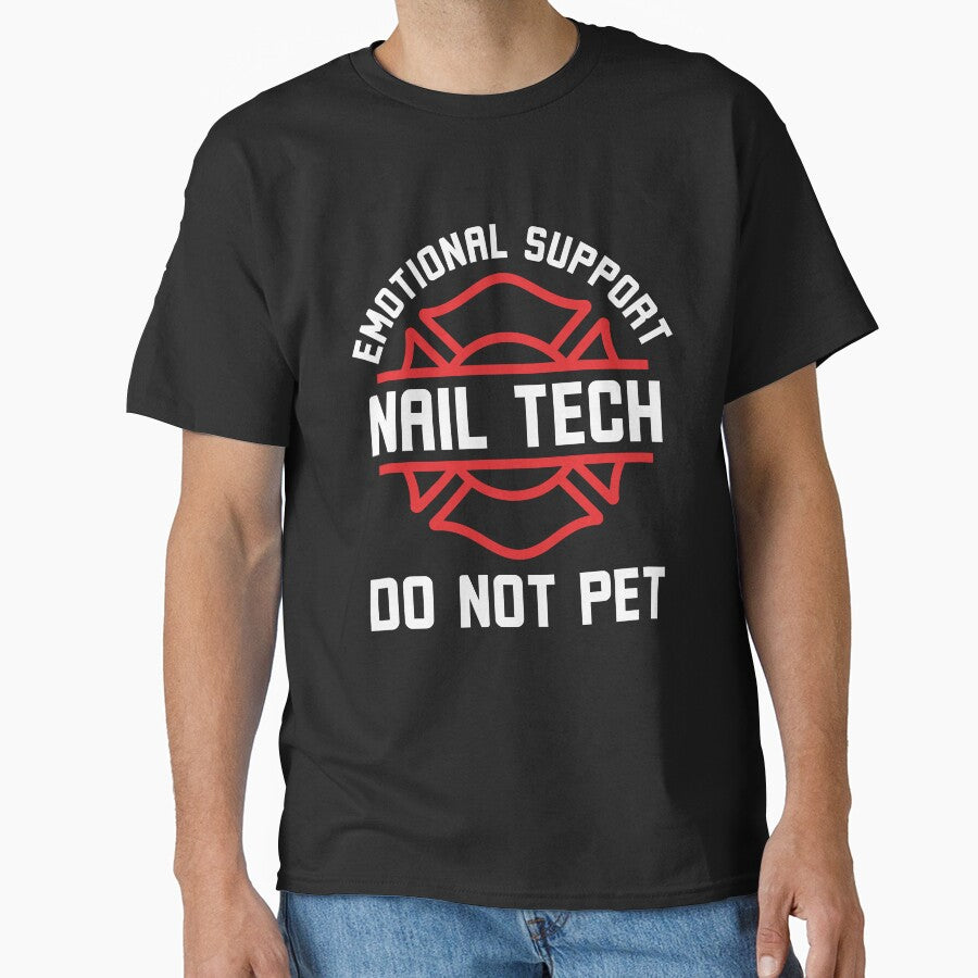 Nail Tech Do Not Pet Funny Professional Design by snowry