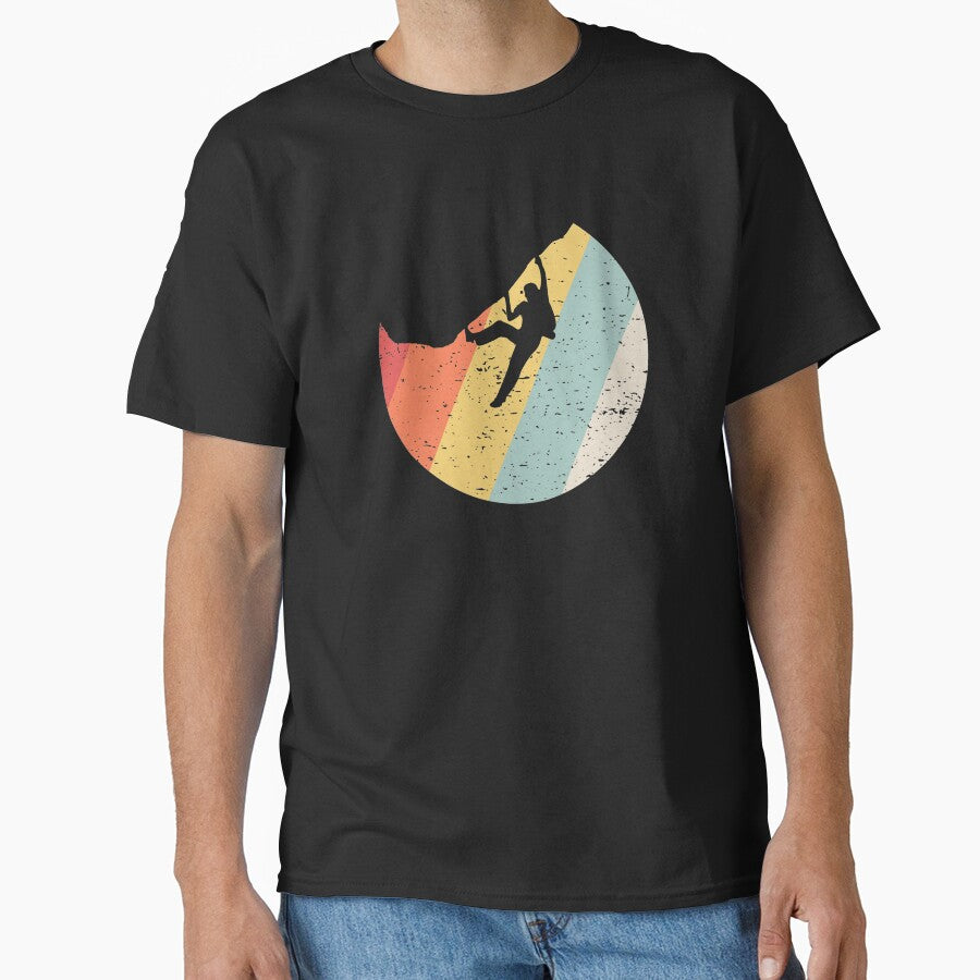 Vintage Retro Rock Climber by Vanover Designs