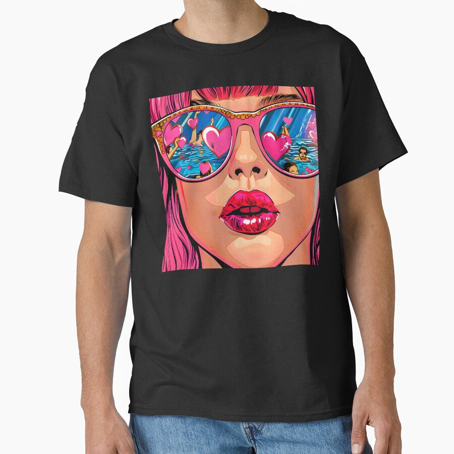 Pop Art Female Colorful Summer Fun By Pool by DEC02