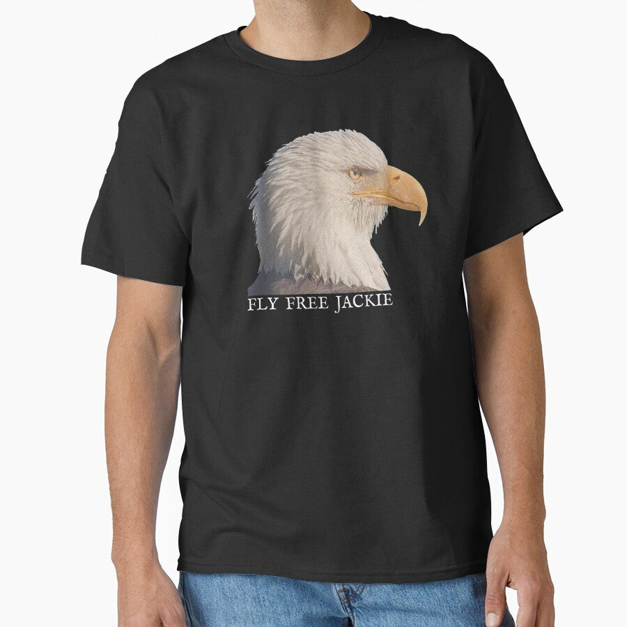 Fly Free Jackie Bald Eagle Memorial by Artifyo